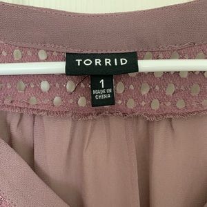 torrid Tops - Torrid sheer purple top torrid Tops - Torrid sheer purple top